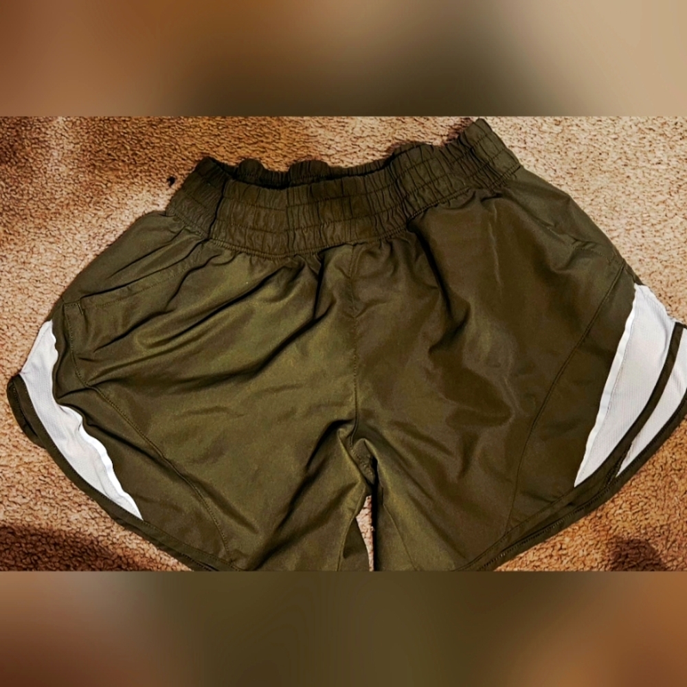 Olive Green Athletics And Navy BCG Athletic Shorts Both Size Medium